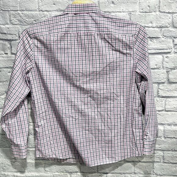 UNTUCKit Dolcetto WF Men Pink Long Sleeve Button Down Wrinkle Free Shirt Sz 2XL - Picture 3 of 9